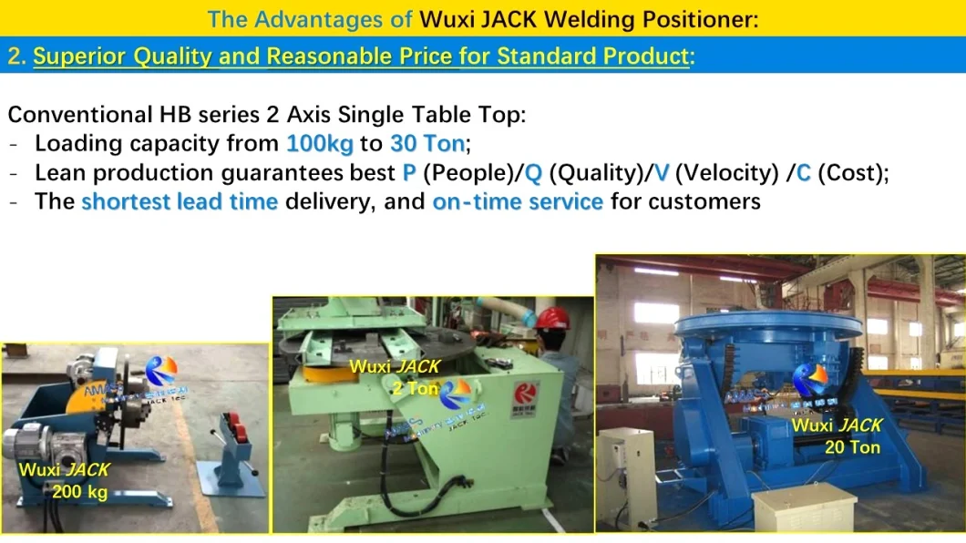 Three Axis L Type Hydraulic Lifting and Rotating Rotary Turntable Welding Positioner