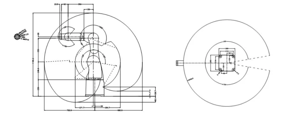 Manipulator Arm 6 Axis 700mm Reach Robot for Arc Welding MIG Welding