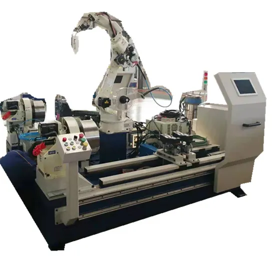 Industry Tank Pipe Flange Scafford Cylinder Automobile Parts Automatic MIG TIG CNC Robot Welding Machine