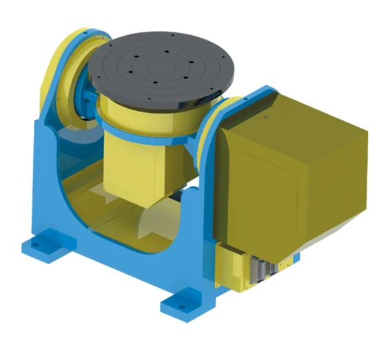 Posicionador de soldadura tipo P de doble eje de 380V y 500kg para robot giratorio